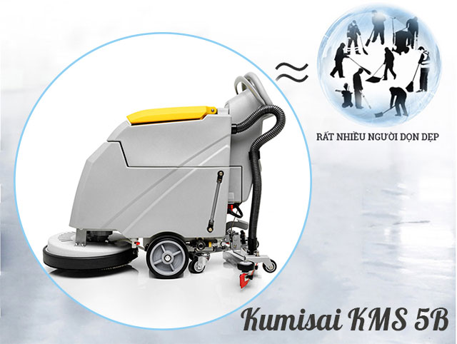 Thiết bị chà sàn Kumisai KMS 5B được vận hành bền bỉ