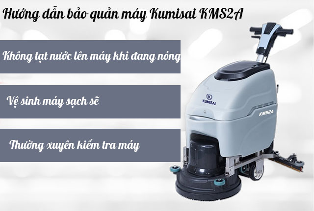 bảo quản máy chà sàn Kumisai KMS2A