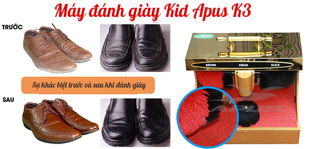 Model đánh giày Kid Apus K3