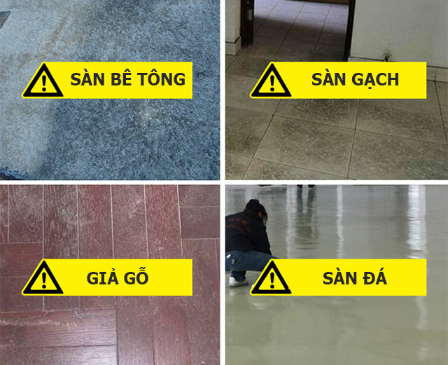 Máy hoạt động hiệu quả trên nhiều chất liệu sàn