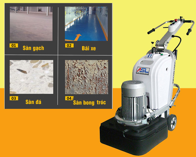 Bạn có đang sử dụng máy mài sàn bê tông ASL600-T1 (A1) hiệu quả?