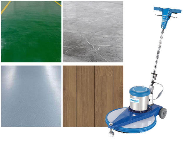 Sử dụng máy đánh bóng KF-1500 hiệu quả cho nhiều loại chất liệu sàn nhà 