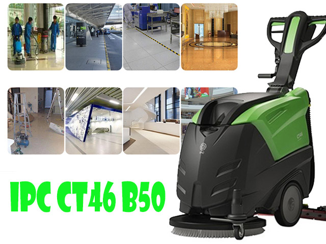 Máy chà sàn liên hợp IPC CT46 B50 đang được sử dụng phổ biến tại nhiều doanh nghiệp 