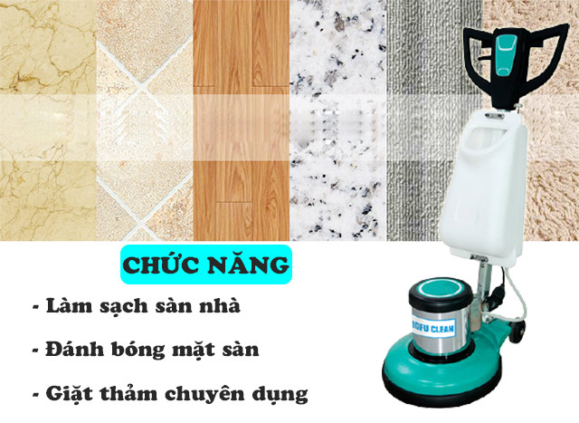 máy chà sàn giặt thảm công nghiệp Kungfu Clean KF 1A