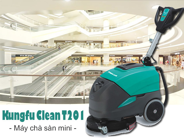 máy chà sàn liên hợp mini Kungfu Clean T201