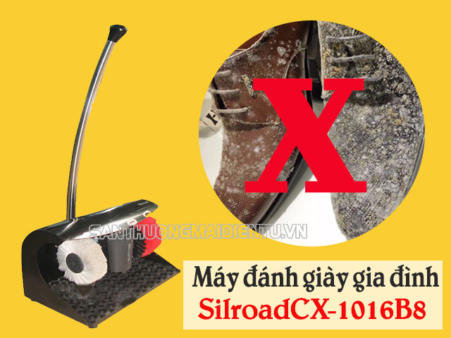 Máy đánh giày gia đình tay vịn Silroad CX-1016B8 chính hãng
