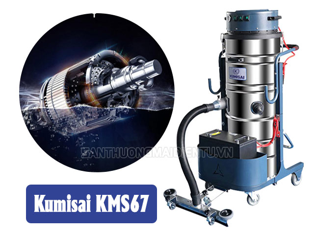Máy hút bụi công nghiệp chạy acquy Kumisai KMS67