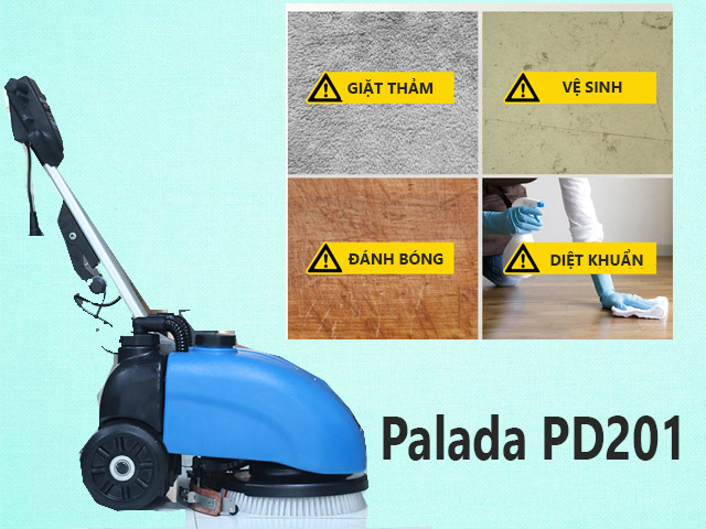 máy chà sàn liên hợp mini Palada PD201