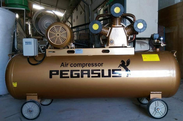 Máy nén khí dây đai chính hãng Pegasus TM-W-1.6/12.5-500L