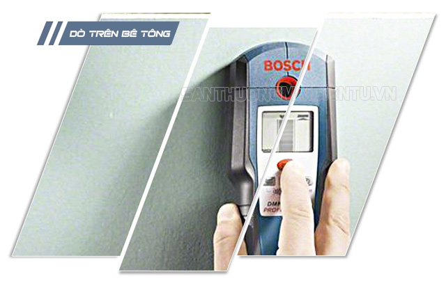Máy dò kim loại Bosch DMF 10 Zoom dò kim loại dưới tường