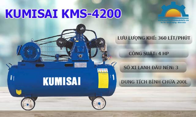 Máy bơm nén khí 200 lít