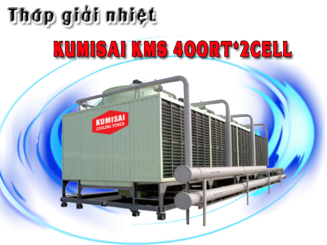 Tháp giải nhiệt Kumisai 400RT 2Cell dùng trong công nghiệp