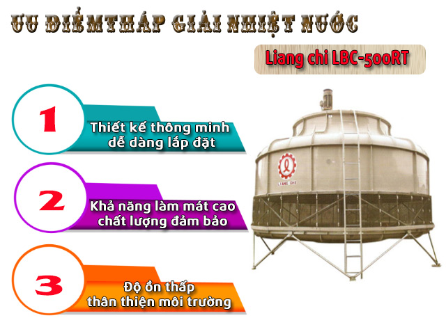 Ưu điểm nổi bật tháp tản nhiệt nước Liang chi LBC-500RT