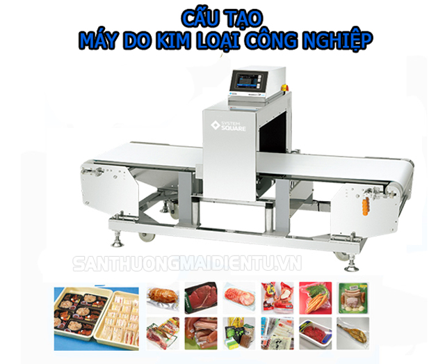 Cấu tạo của máy dò kim loại thực phẩm