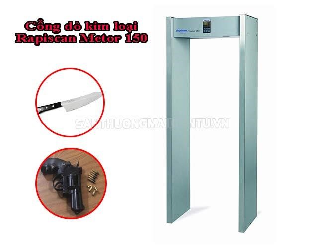 Máy dò kim loại ở sân bay Rapiscan Metor 150