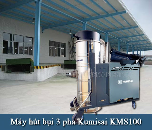 Máy hút bụi 3 pha công nghiệp Kumisai KMS100