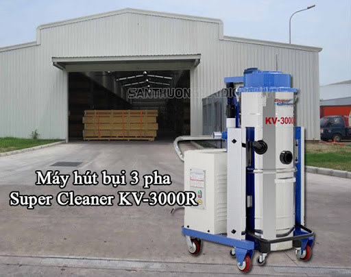 Máy hút bụi 3 pha Super Cleaner KV-3000R