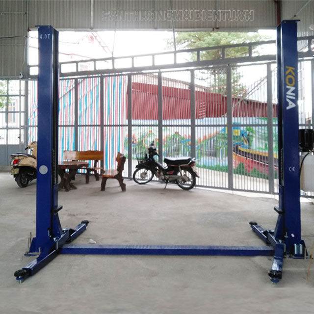 Cầu nâng loại giằng dưới không bị giới hạn về chiều cao nâng