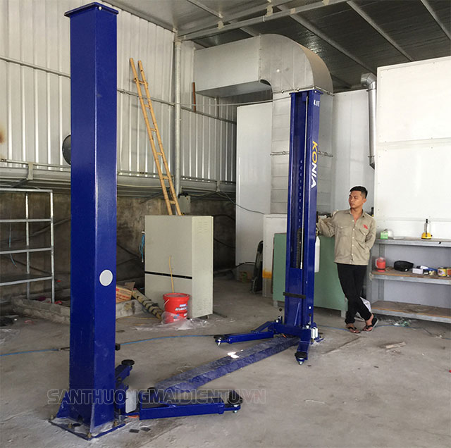 Cầu nâng NK được lắp đặt phổ biến tại nhiều gara ô tô