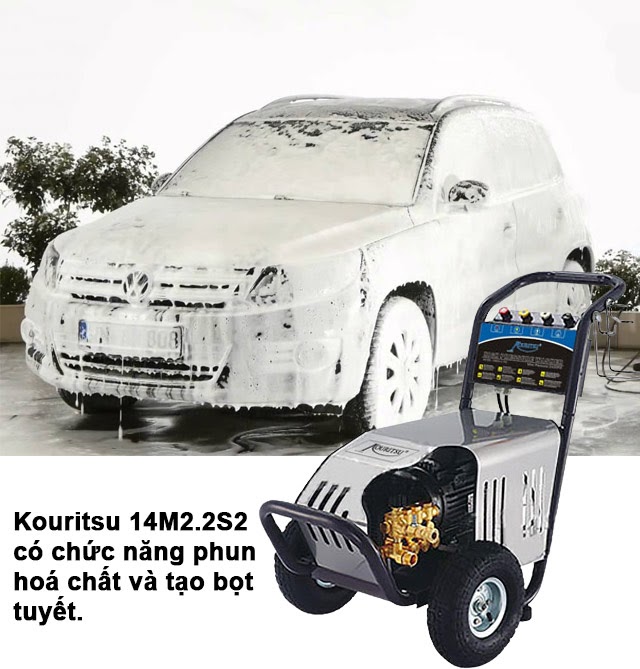 máy rửa xe Kouritsu 14M2.2S2