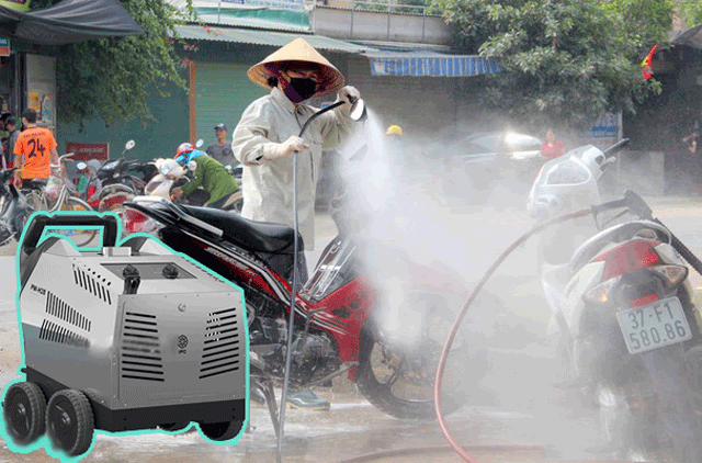 máy rửa xe bằng nước nóng IPC PW-H28/4 D1713P T