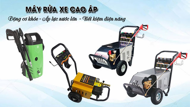 mua máy rửa xe cao áp cũ