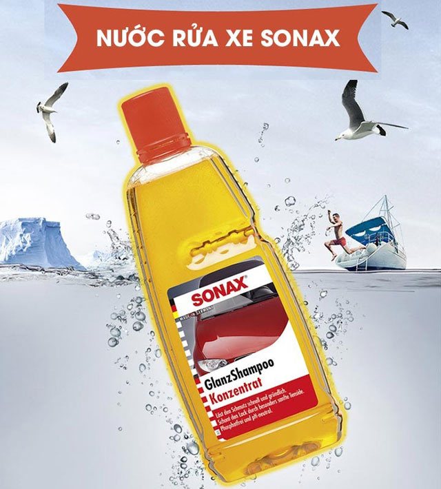 nước rửa xe ô tô không chạm Sonax