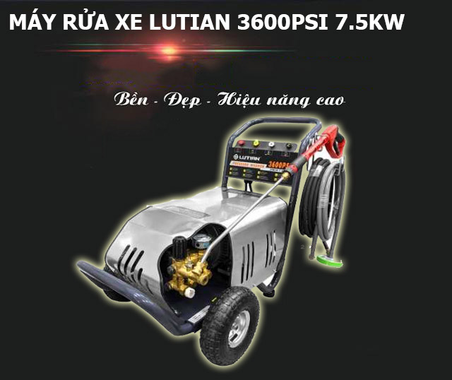 máy rửa xe cao áp 3 pha Lutian 3600PSI 7.5KW
