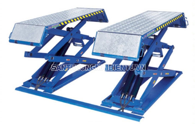 Cầu nâng cắt kéo gầm bụng 3 tấn Guangli  Thông số kỹ thuật: