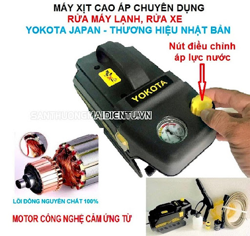 Top 3 mẫu máy rửa xe Yokota tốt nhất