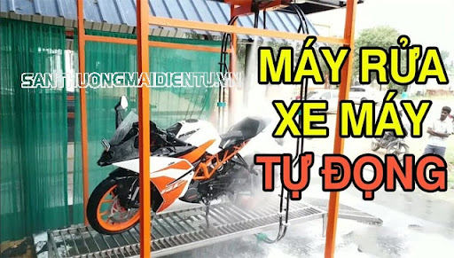 rửa xe máy tự động
