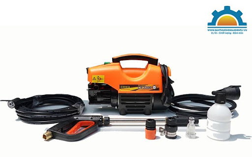 Máy xịt rửa xe lõi đồng Crika 2200w