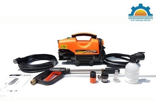 Máy rửa xe Crika 2000w dạng nằm ngang