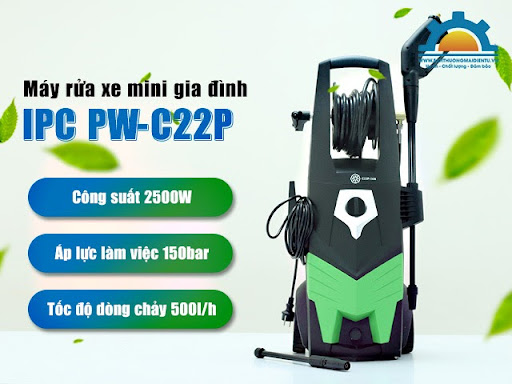 Mẫu máy rửa xe mini gia đình IPC PW-C22P
