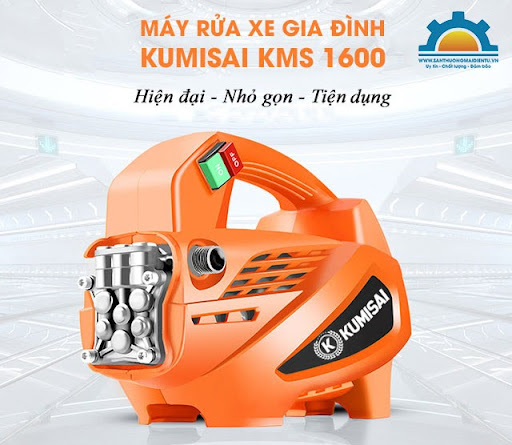 Mẫu máy rửa xe gia đình Kumisai KMS 1600