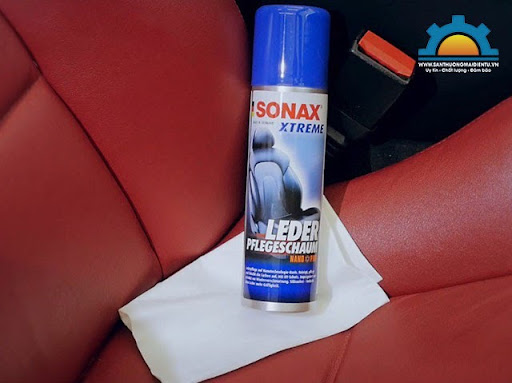 Chai xịt dưỡng nội thất da Sonax Xtreme Leather Care Foam