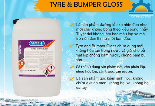 Tyre and Bumper Gloss là sản phẩm dưỡng lốp & nhựa đen