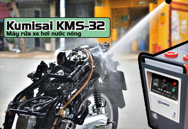 máy rửa xe hơi nước nóng Kumisai KMS-32