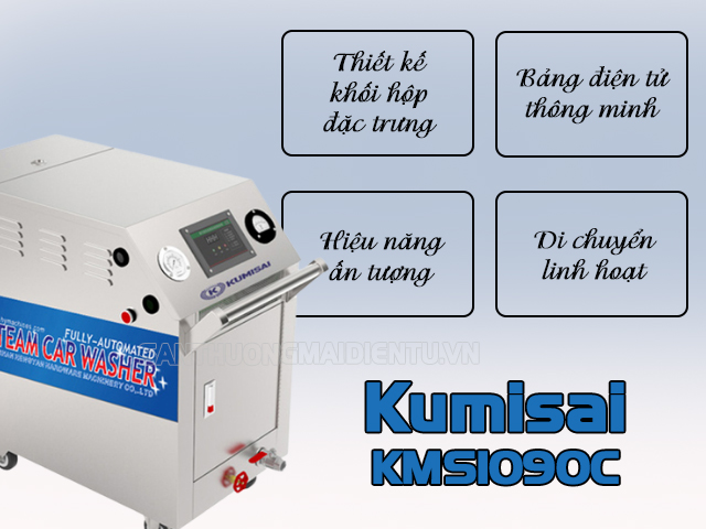 Máy rửa xe hơi nước nóng Kumisai KMS1090C