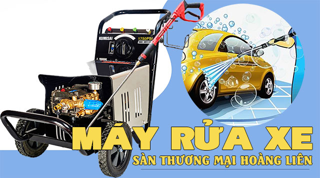 máy rửa xe Hoàng Liên