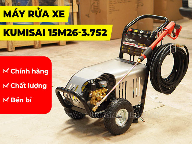 Máy rửa xe Kumisai 15M26-3.7S2