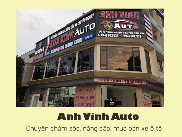 Tiệm rửa xe Anh Vinh Auto Bắc Ninh