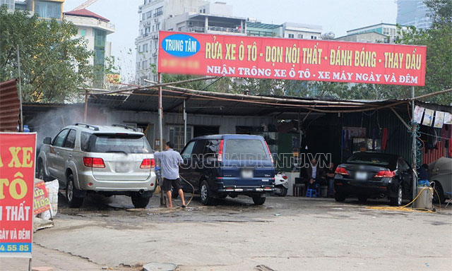 Cửa hàng rửa xe Minh Quân